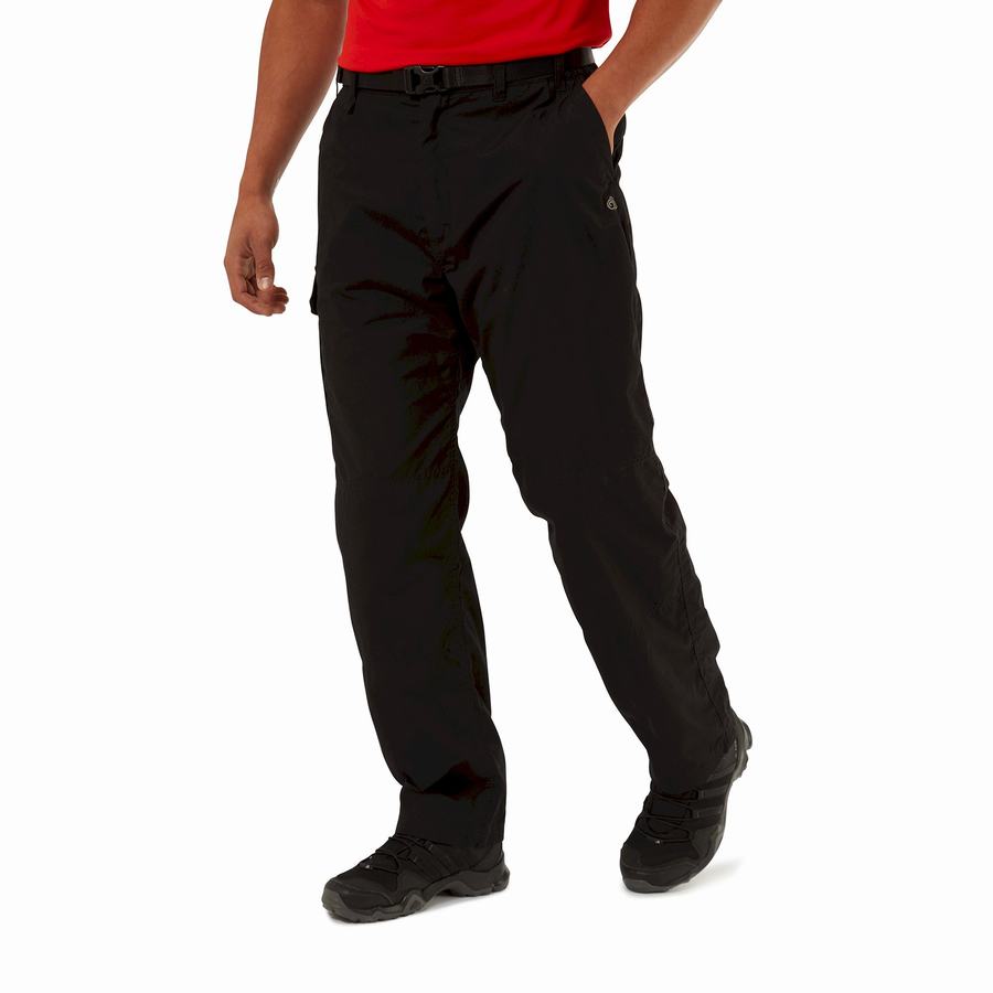 Black Craghoppers Kiwi Winter Lined Men's Trousers | RGL872PI