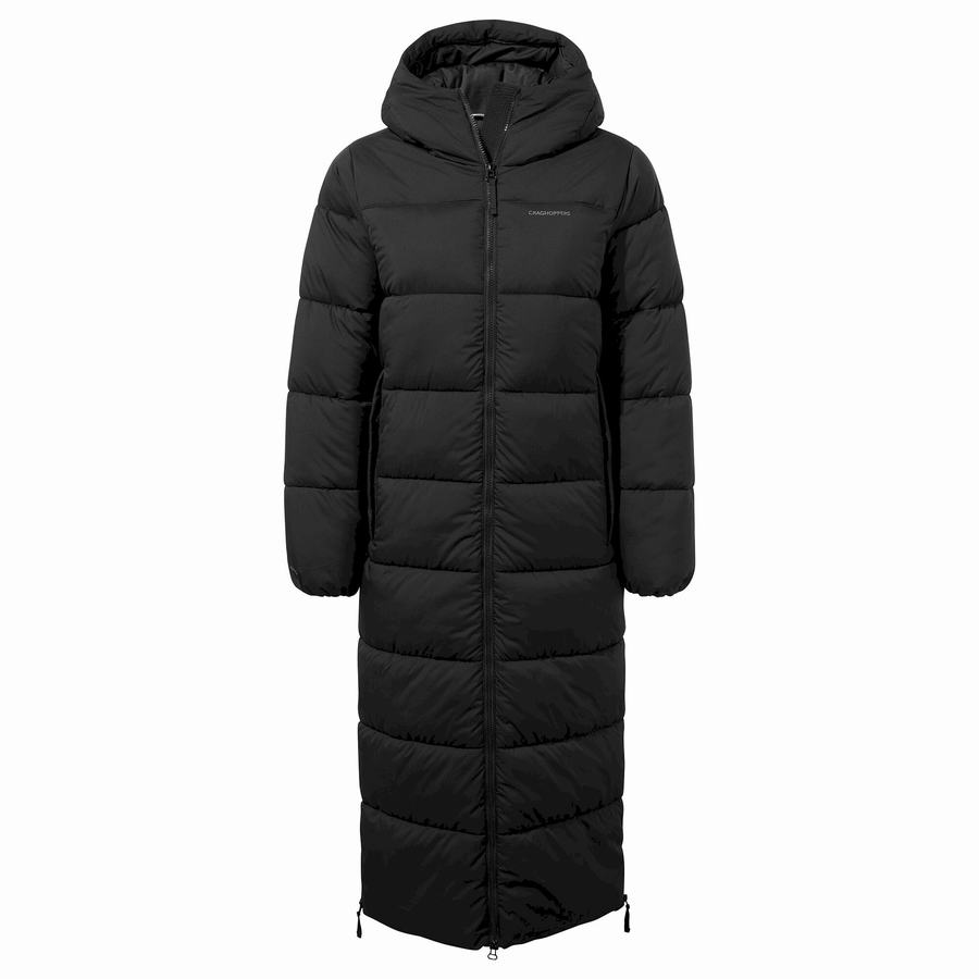 Black Craghoppers Narlia Insulated Hooded Women's Jackets | FCX8895NI