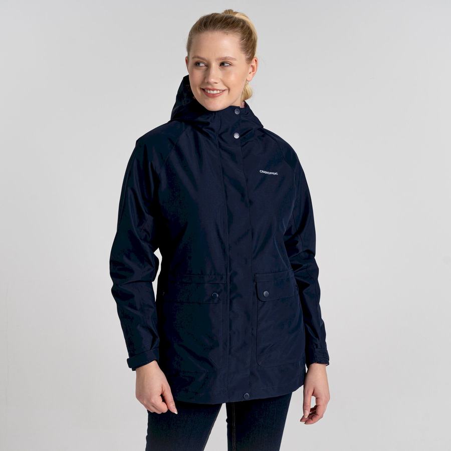 Blue Navy Craghoppers Denise 3 in 1 Women's Jackets | VBV1483WF