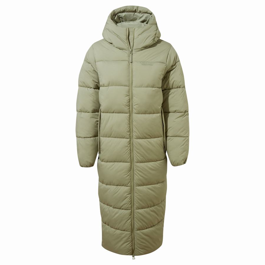 Green Craghoppers Narlia Insulated Hooded Women's Jackets | VBW3130LX