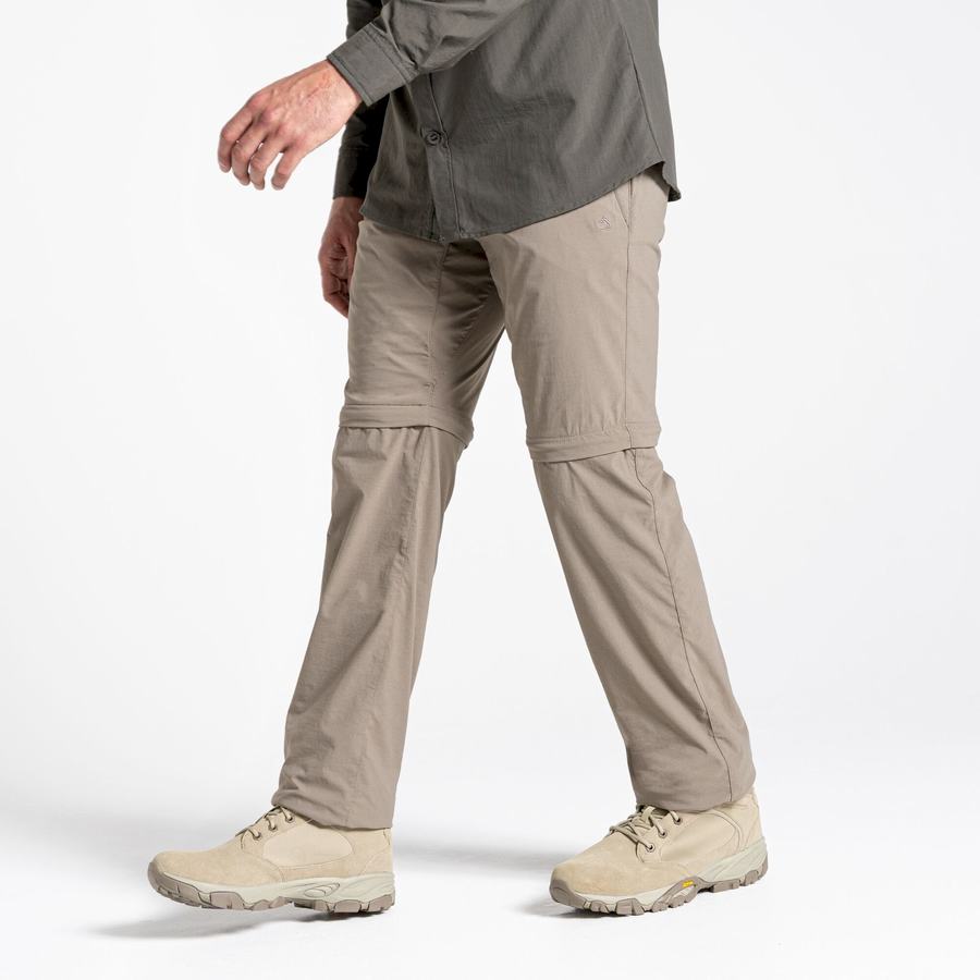 Khaki Craghoppers NosiLife Pro II Men's Trousers | YWF4860EG