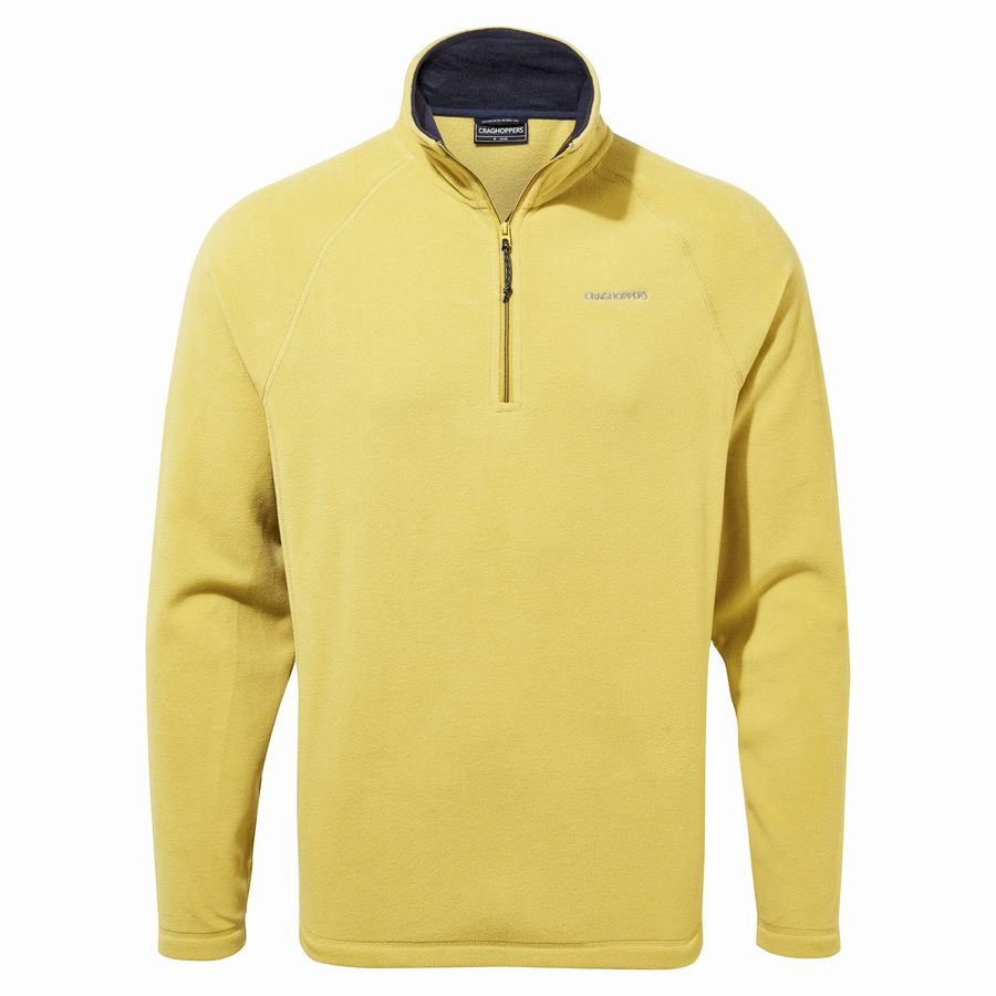 Yellow Craghoppers Corey Half Zip Men's Sweaters | LON279JK