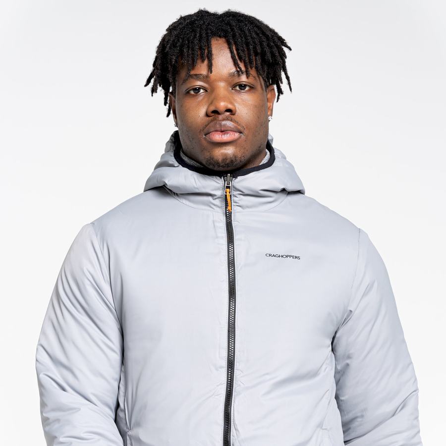 Black Craghoppers Compresslite VI Hooded Men's Jackets | ZIJ8986HQ