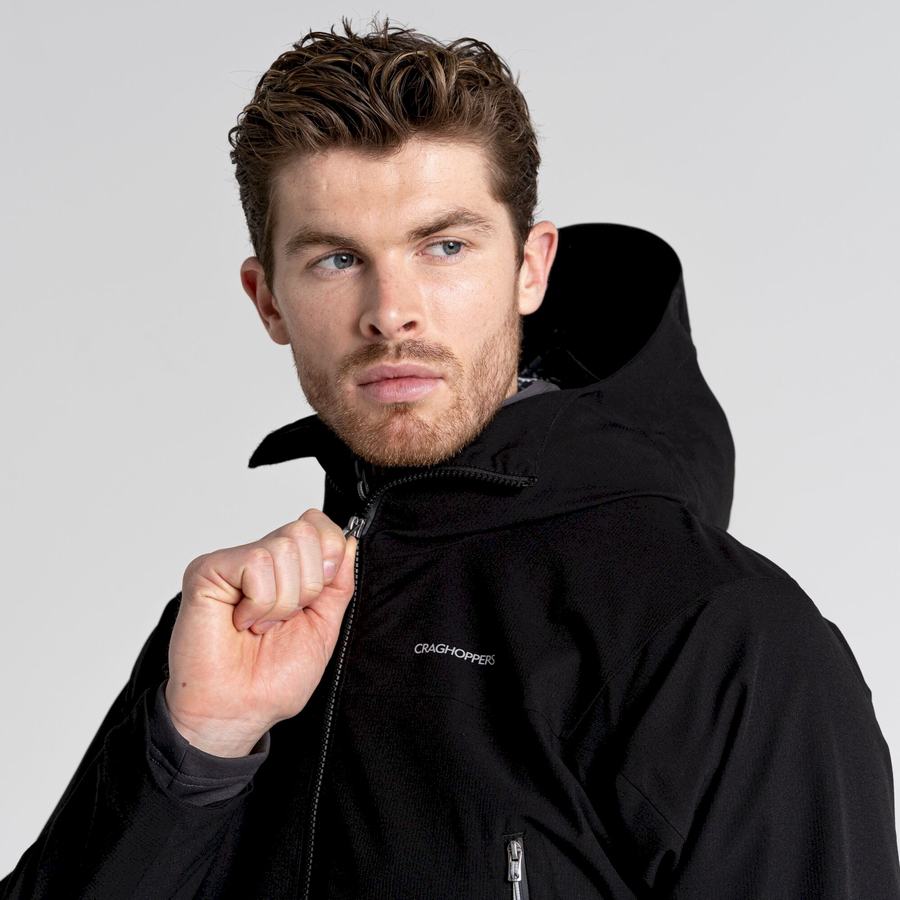 Black Craghoppers Dynamic Pro Men's Jackets | OUE6985EH