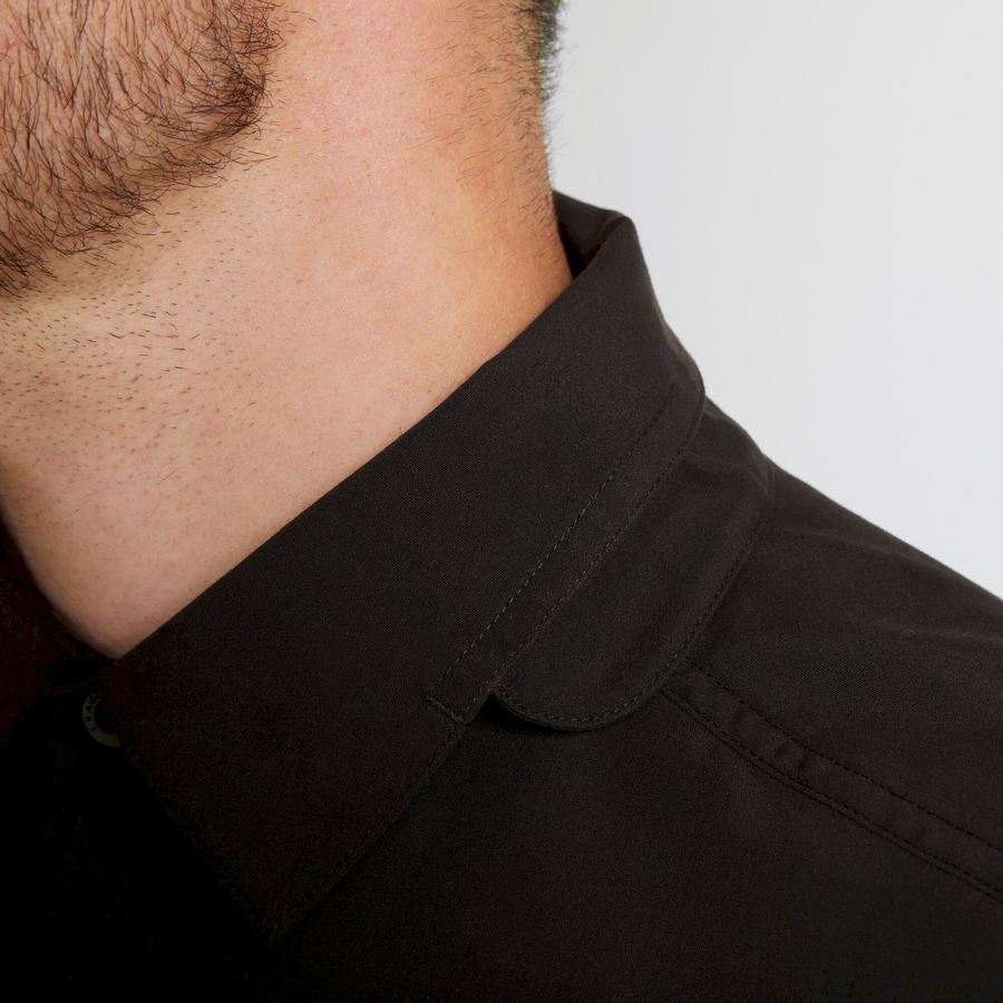 Black Craghoppers Expert Kiwi Short Sleeved Men's Shirts | MBC1834QC