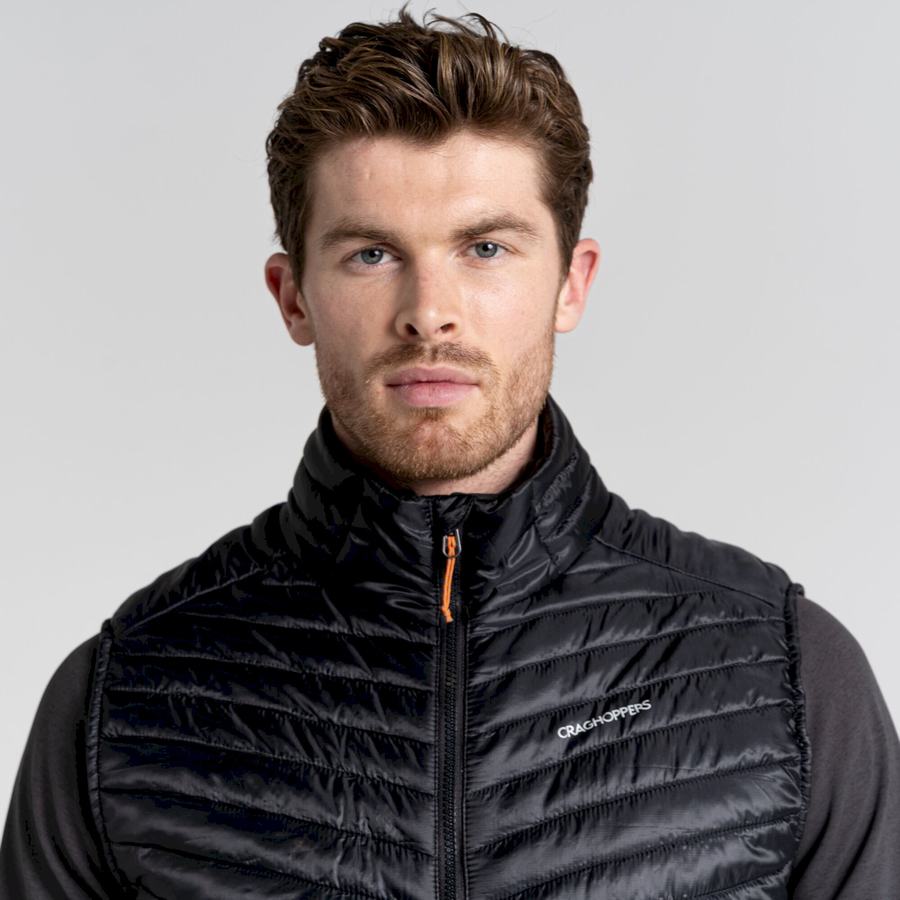 Black Craghoppers ExpoLite Insulated Vest Men's Gilets | NBJ4889QI