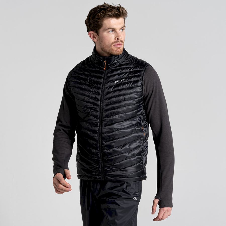 Black Craghoppers ExpoLite Insulated Vest Men's Gilets | NBJ4889QI