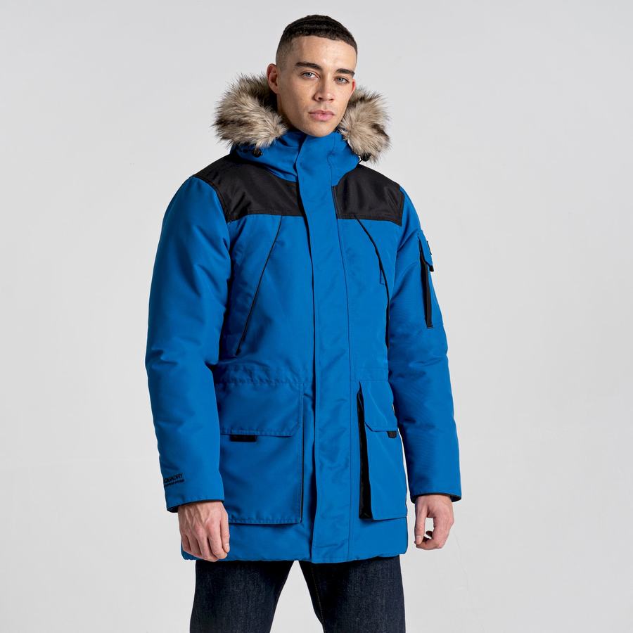 Blue Black Craghoppers Bishorn II Insulated Men's Jackets | JRF7325PS