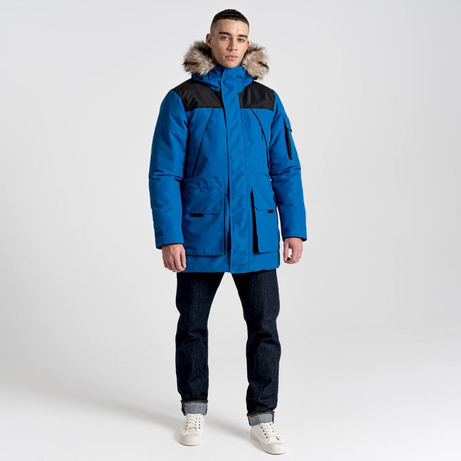 Blue Black Craghoppers Bishorn II Insulated Men's Jackets | JRF7325PS