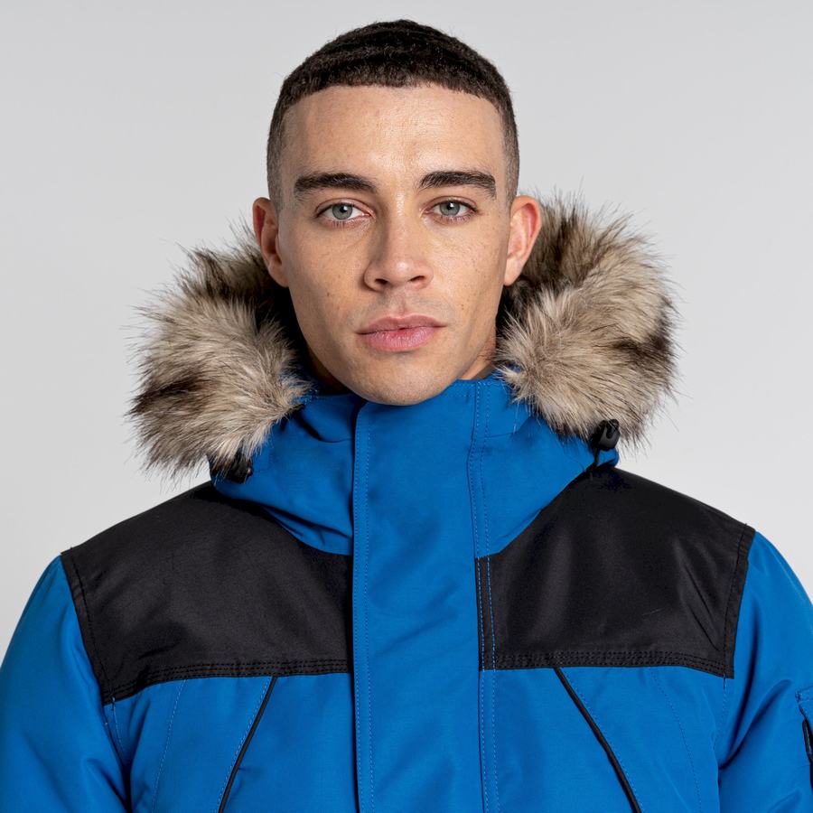Blue Black Craghoppers Bishorn II Insulated Men's Jackets | JRF7325PS