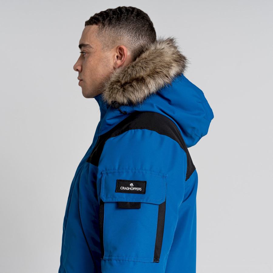 Blue Black Craghoppers Bishorn II Insulated Men's Jackets | JRF7325PS