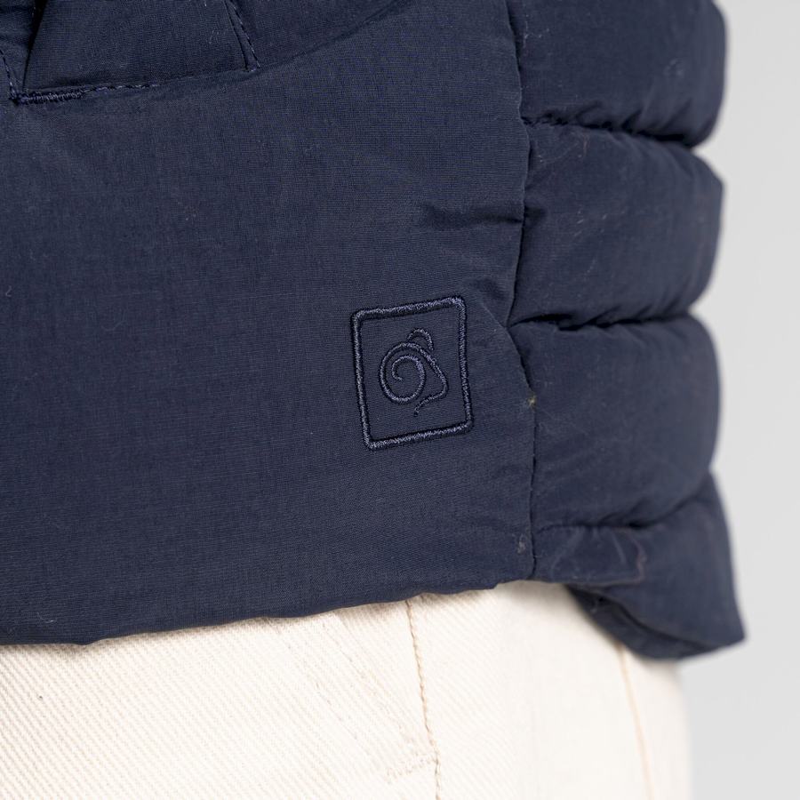 Blue Navy Craghoppers Langley Women's Gilets | OGY5941HA