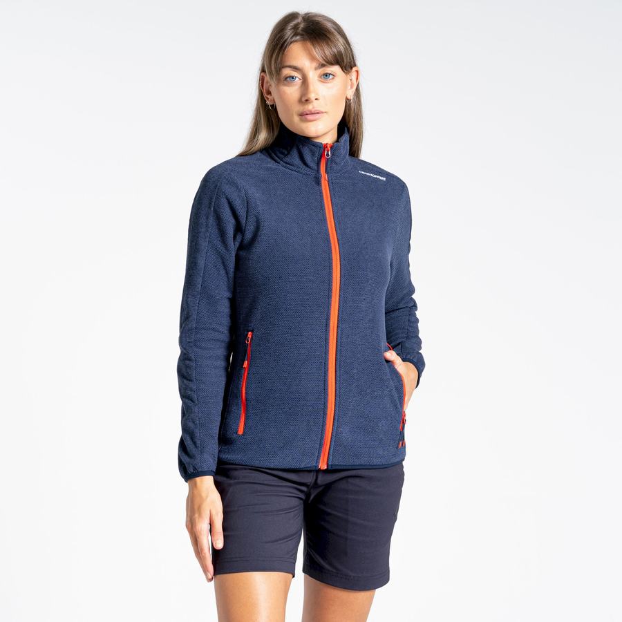Blue Navy Craghoppers Minerva Women's Sweaters | KNN7661VT
