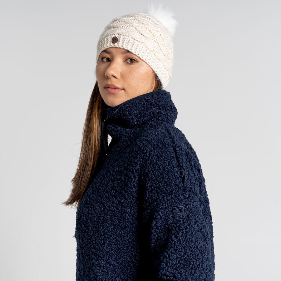 Blue Navy Craghoppers Orlena Half Zip Women's Sweaters | ZEA2455ZX
