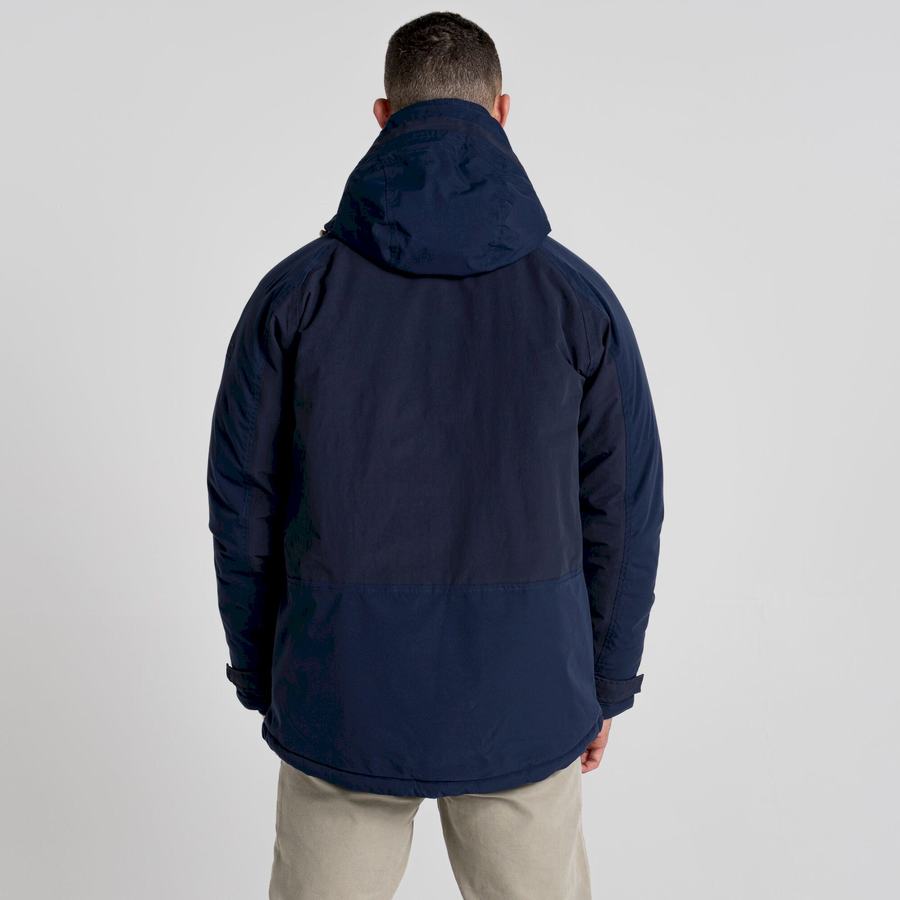 Blue Navy Craghoppers Sinclair Insulated Men's Jackets | LNK9773VK