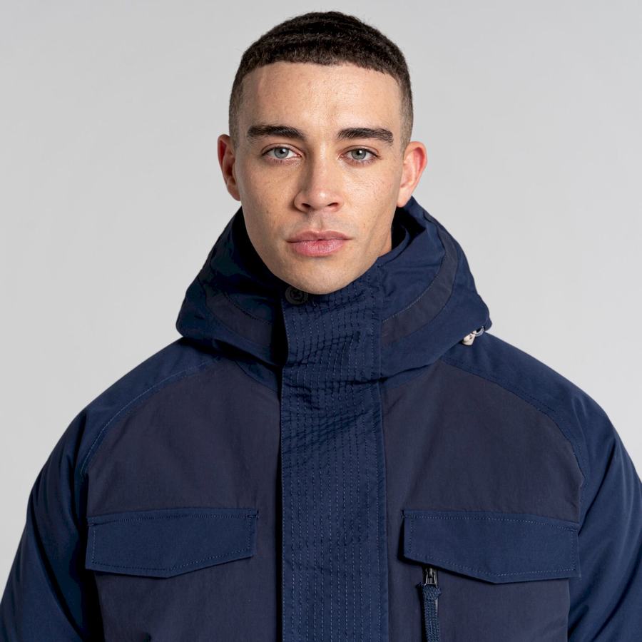 Blue Navy Craghoppers Sinclair Insulated Men's Jackets | LNK9773VK