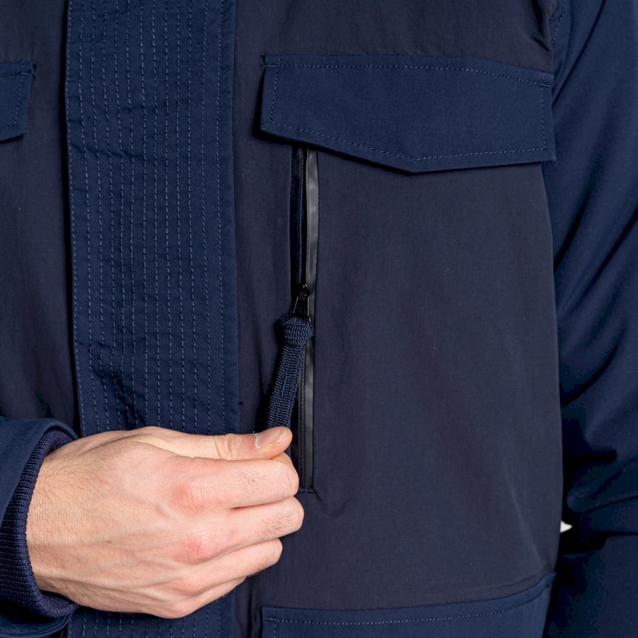 Blue Navy Craghoppers Sinclair Insulated Men's Jackets | LNK9773VK