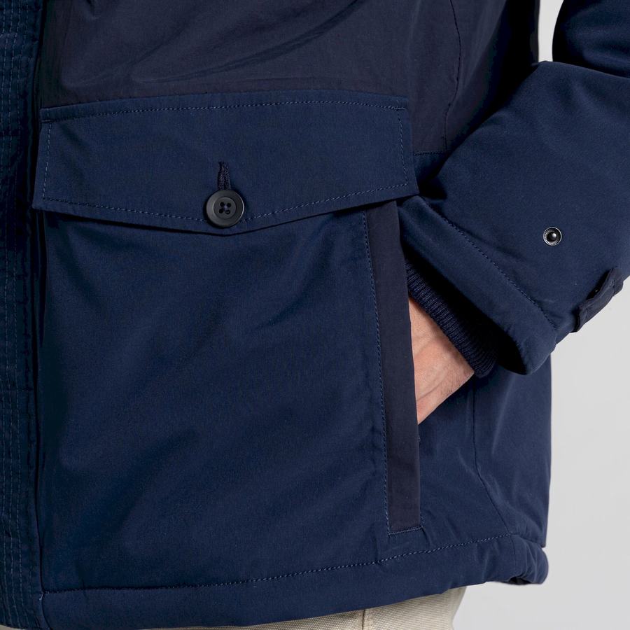 Blue Navy Craghoppers Sinclair Insulated Men's Jackets | LNK9773VK