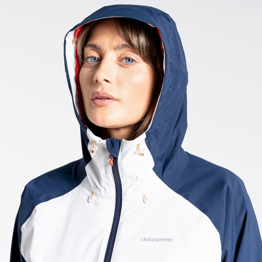Blue Navy Grey Orange Craghoppers Anza Women's Jackets | XSD6325EN