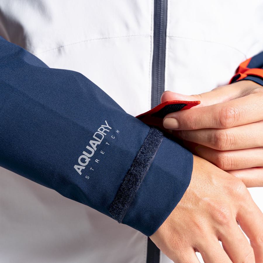 Blue Navy Grey Orange Craghoppers Anza Women's Jackets | XSD6325EN