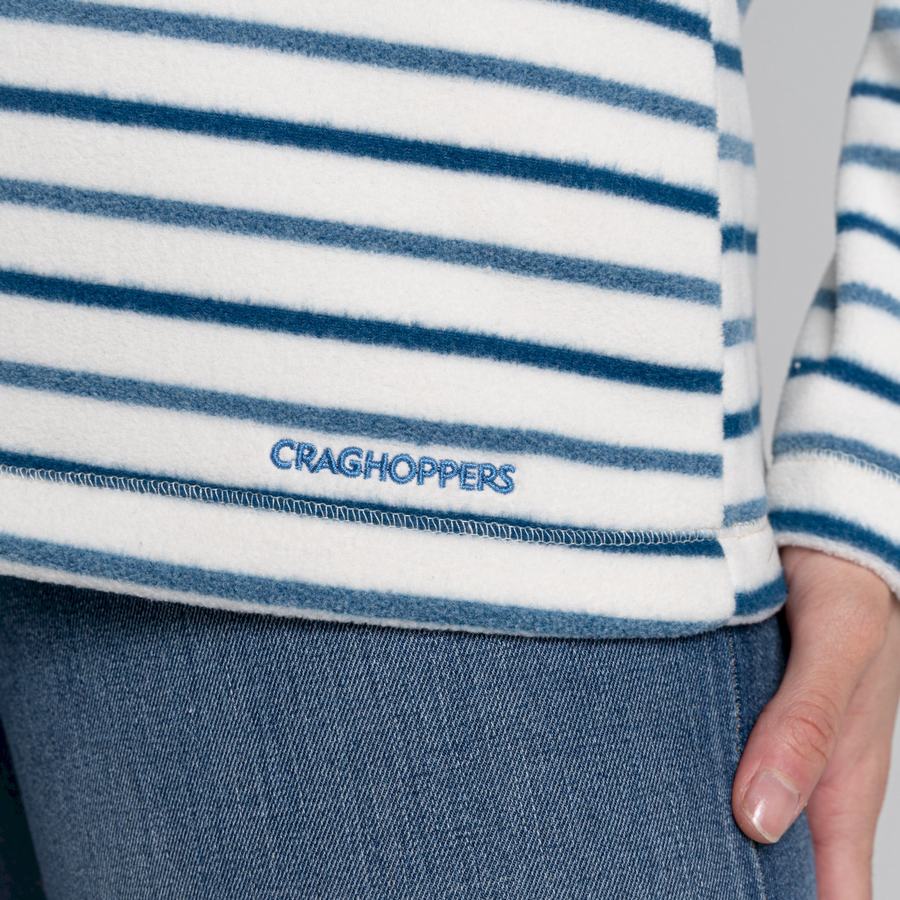 Blue Stripes Craghoppers Ella Overhead Women's Sweaters | YDB2531YN
