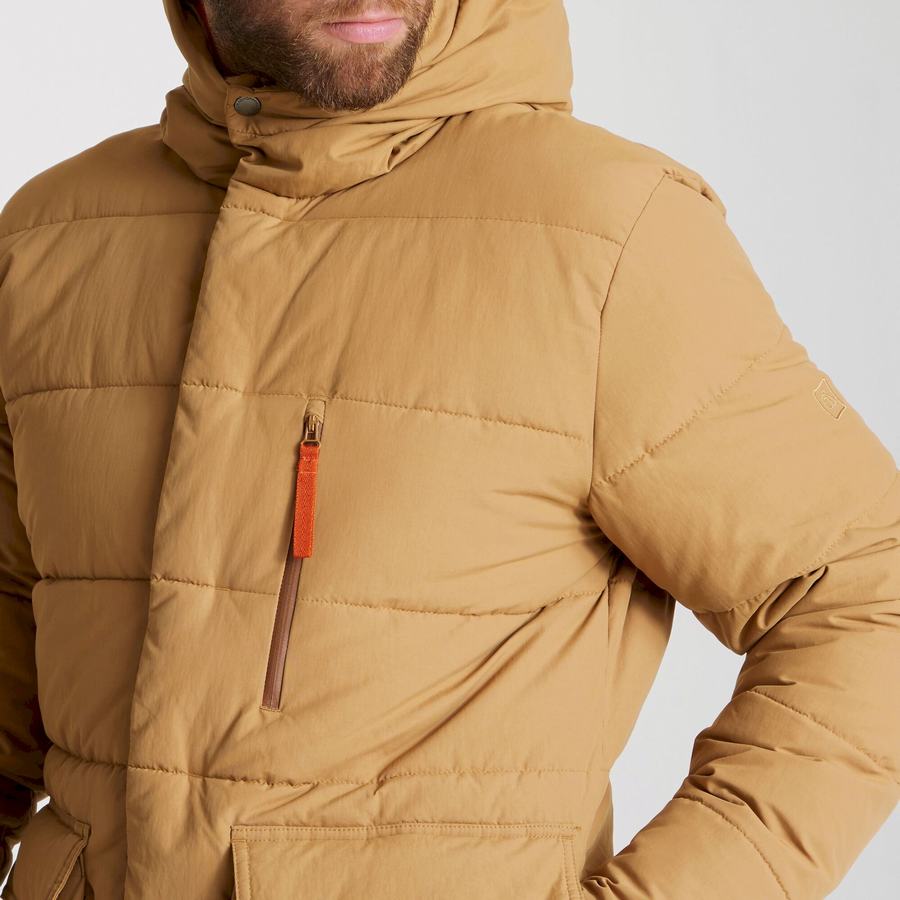 Dark Khaki Craghoppers Insulated Cromarty Men's Jackets | EIK2741JX
