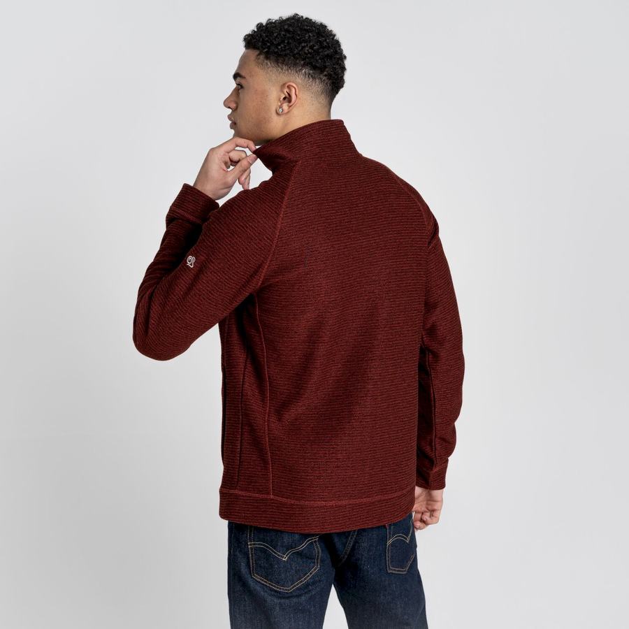 Dark Red Craghoppers Elton Men's Jackets | FFV3249JS