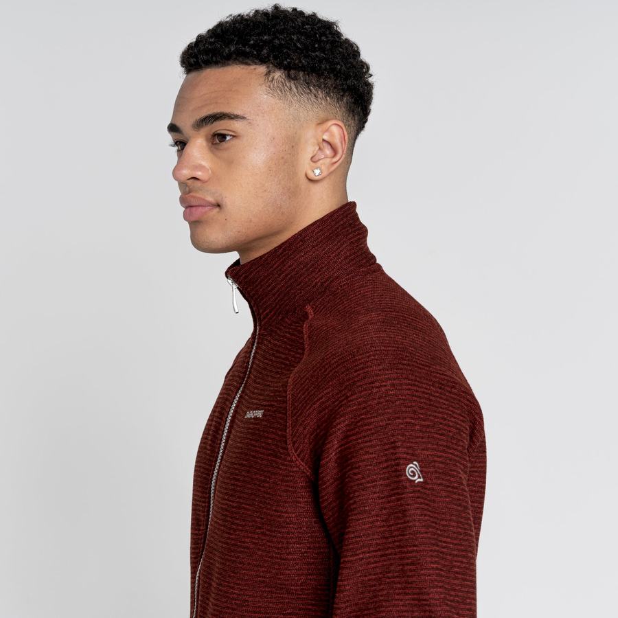 Dark Red Craghoppers Elton Men's Jackets | FFV3249JS