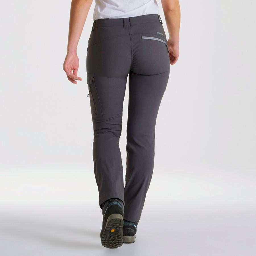 Deep Grey Craghoppers Kiwi Pro Expedition Women's Trousers | SXJ2829OB