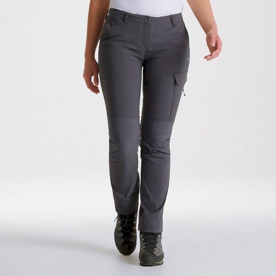 Deep Grey Craghoppers Kiwi Pro Expedition Women\'s Trousers | SXJ2829OB
