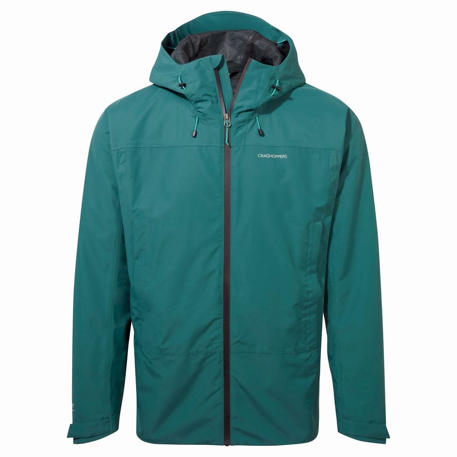 Green Craghoppers Creevey Men\'s Jackets | NNJ4853BC