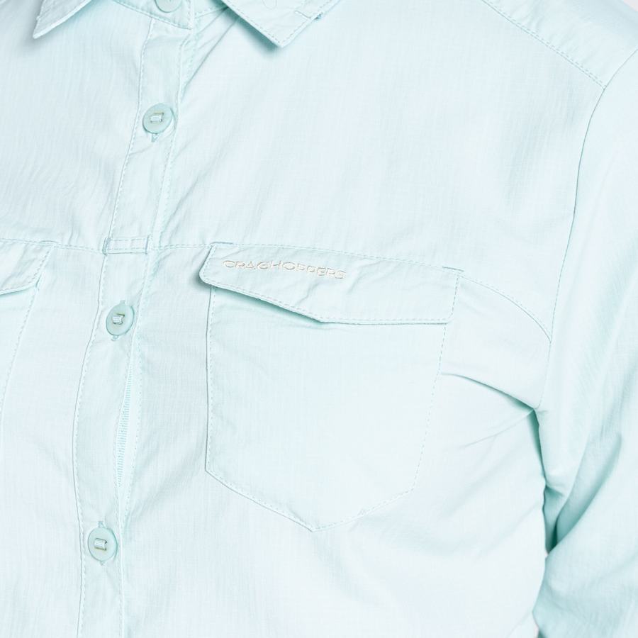 Green Craghoppers NosiLife Adventure II Long Sleeved Women's Shirts | TYS1565CZ