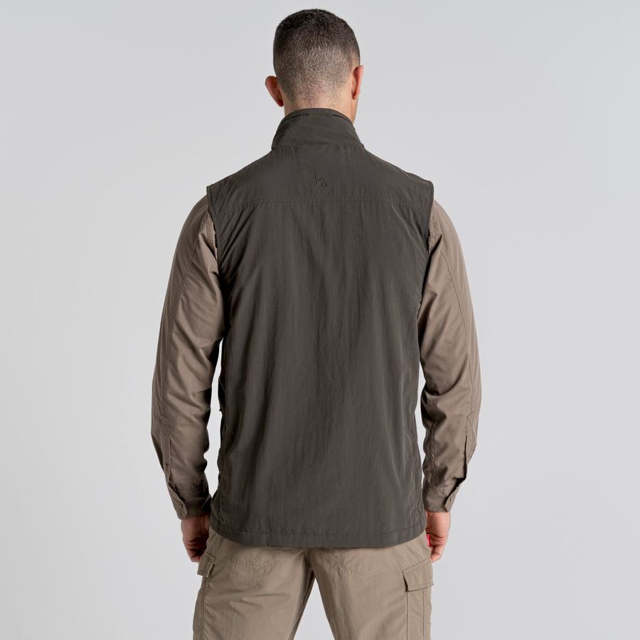 Green Craghoppers NosiLife Adventure II Men's Gilets | VOR95100ZO