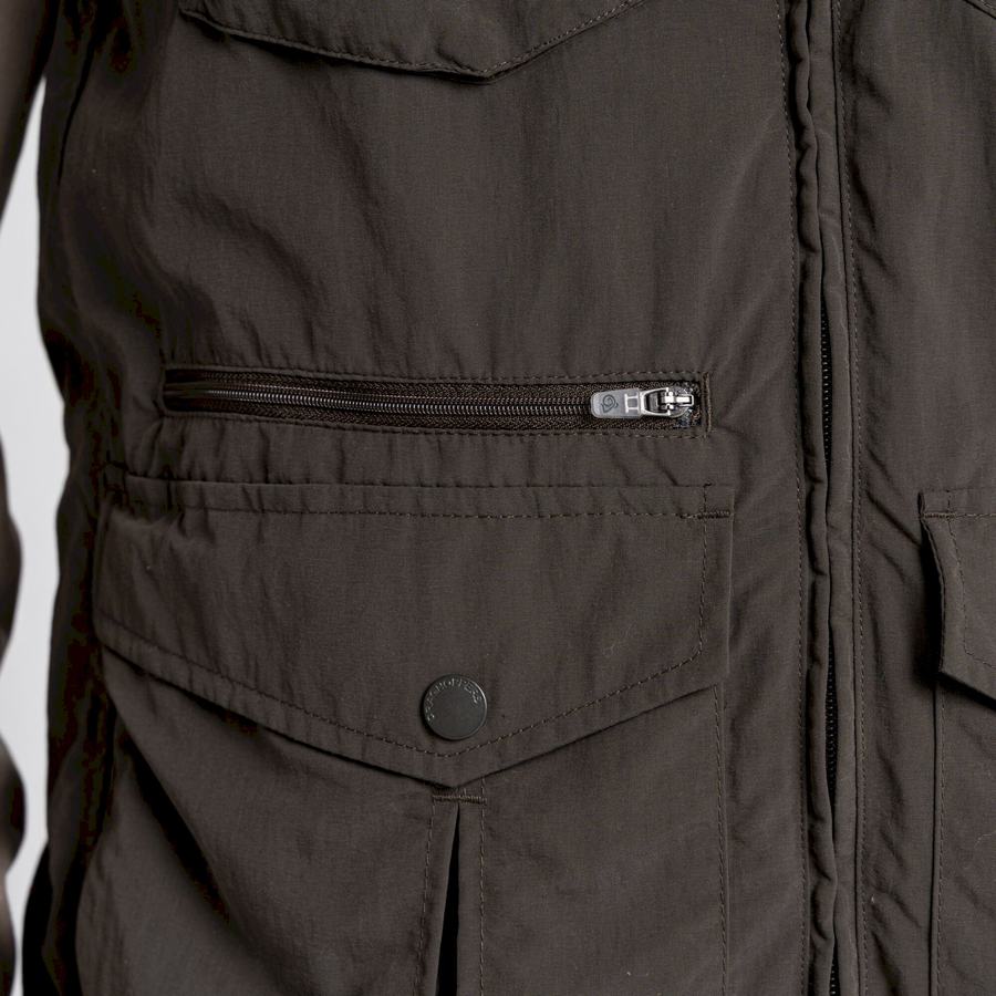 Green Craghoppers NosiLife Adventure II Men's Gilets | VOR95100ZO