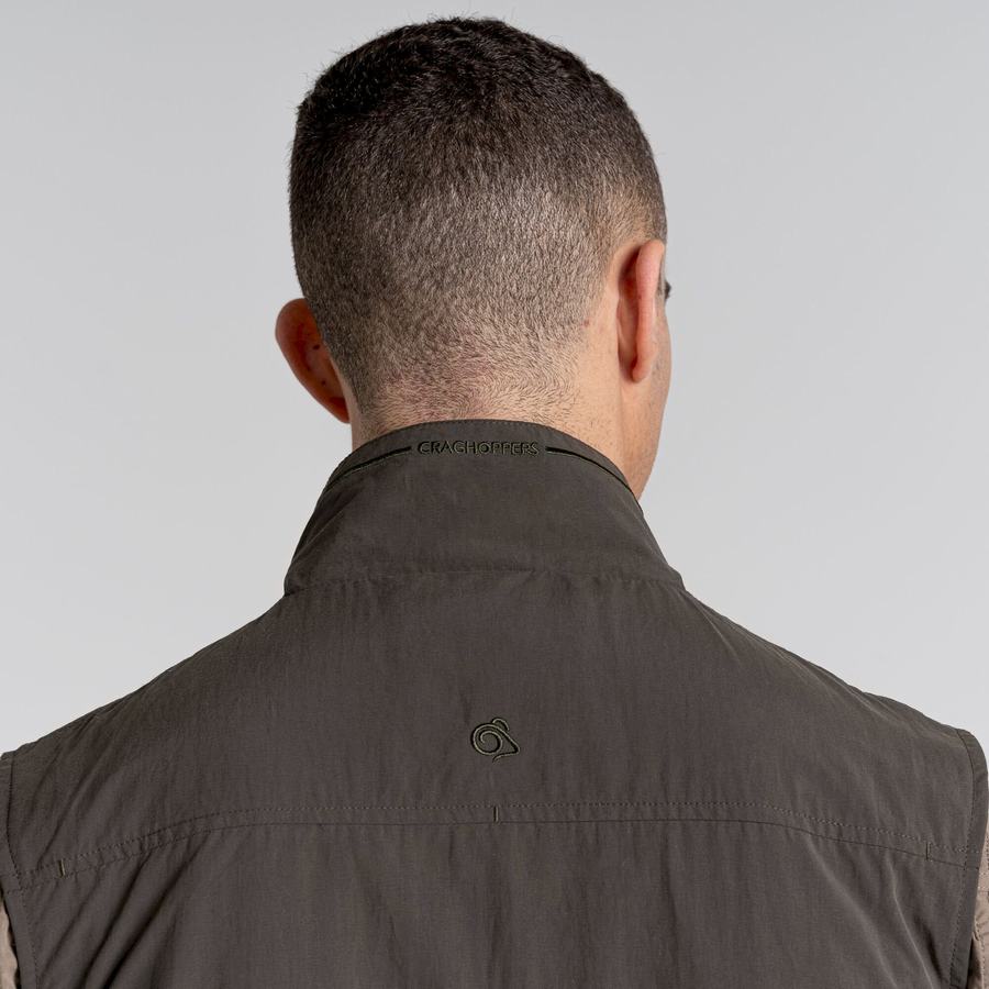 Green Craghoppers NosiLife Adventure II Men's Gilets | VOR95100ZO