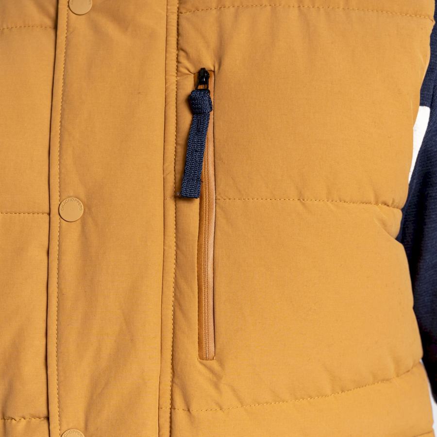 Grey Brown Craghoppers Dunbeath Vest Men's Gilets | GNI8910FP