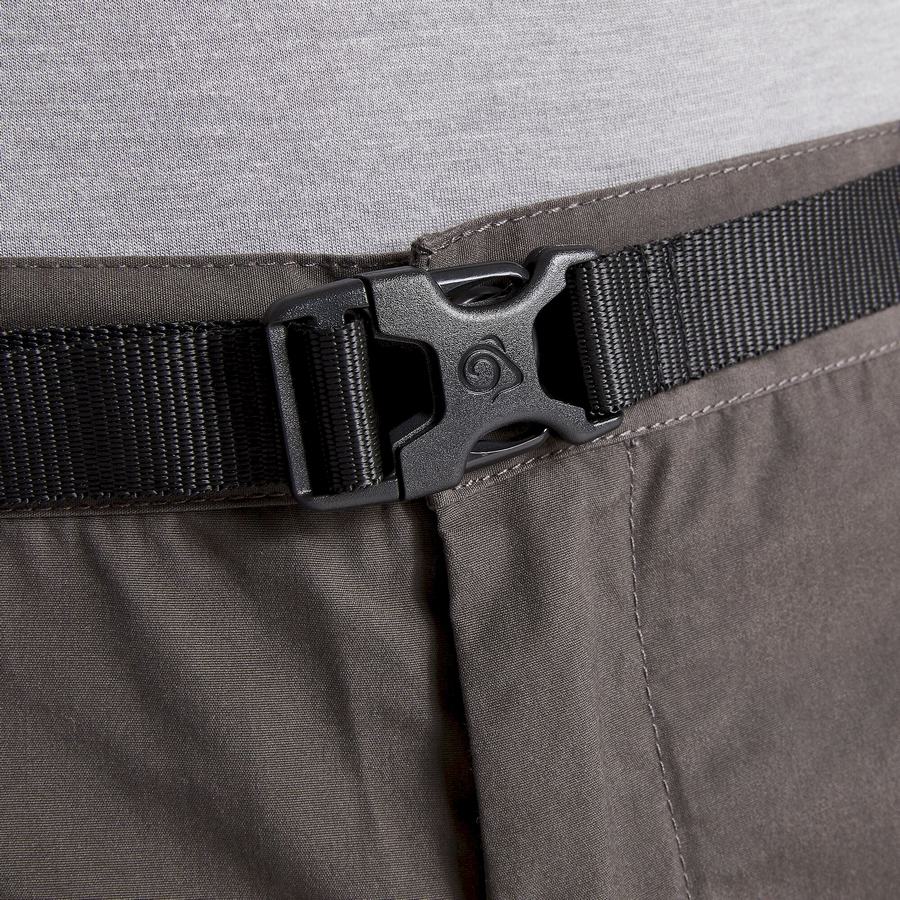 Grey Craghoppers Kiwi Boulder Slim Men's Trousers | APX673VD