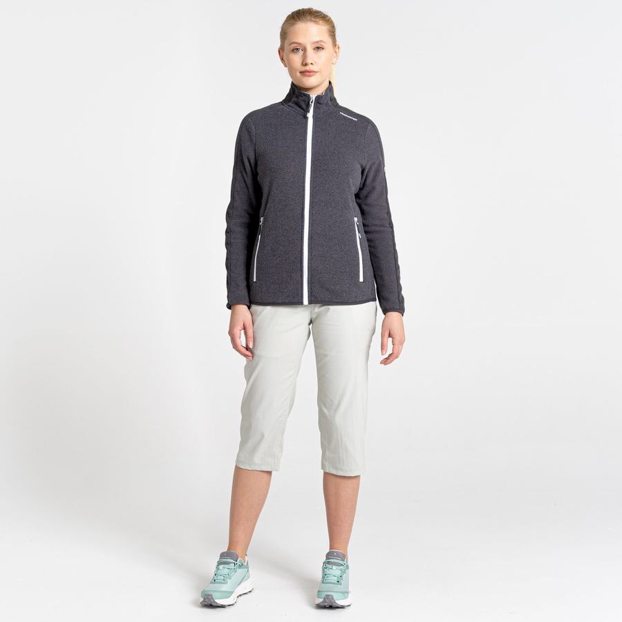 Grey Craghoppers Kiwi Pro II Crop Women's Trousers | SGQ2384RT