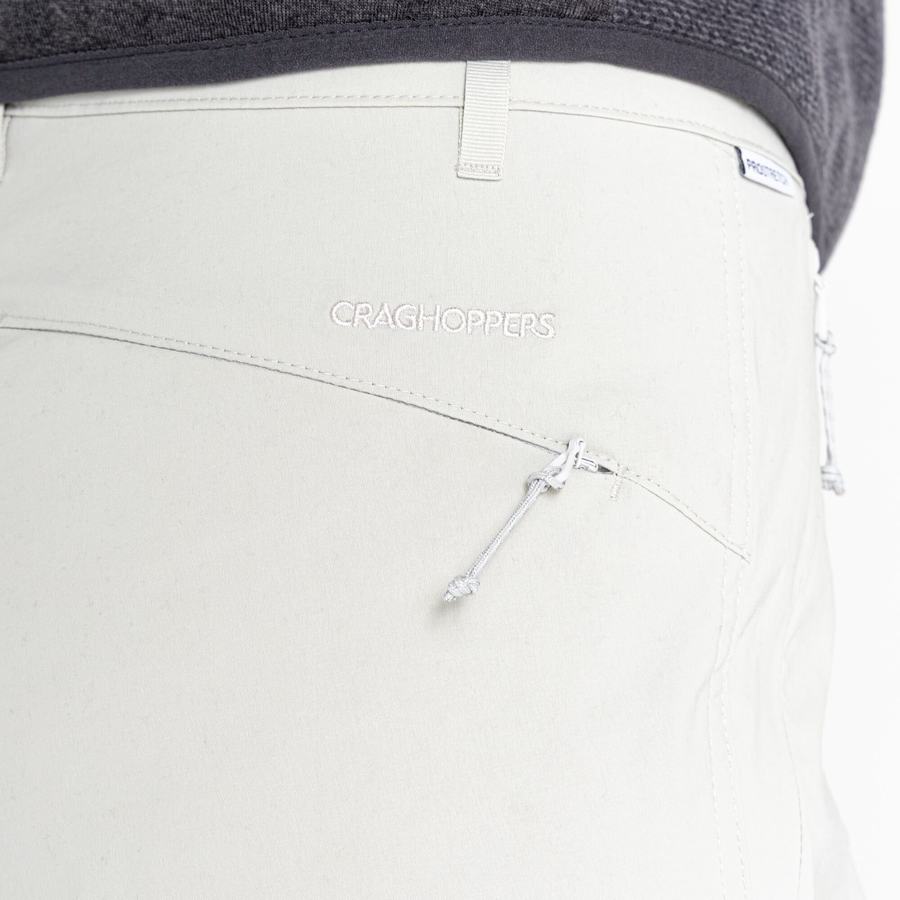 Grey Craghoppers Kiwi Pro II Crop Women's Trousers | SGQ2384RT