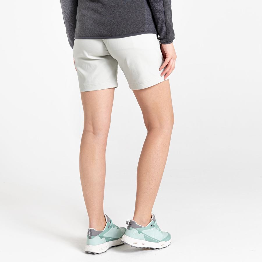 Grey Craghoppers Stretch Kiwi Pro III Women's Shorts | WNW8120JX