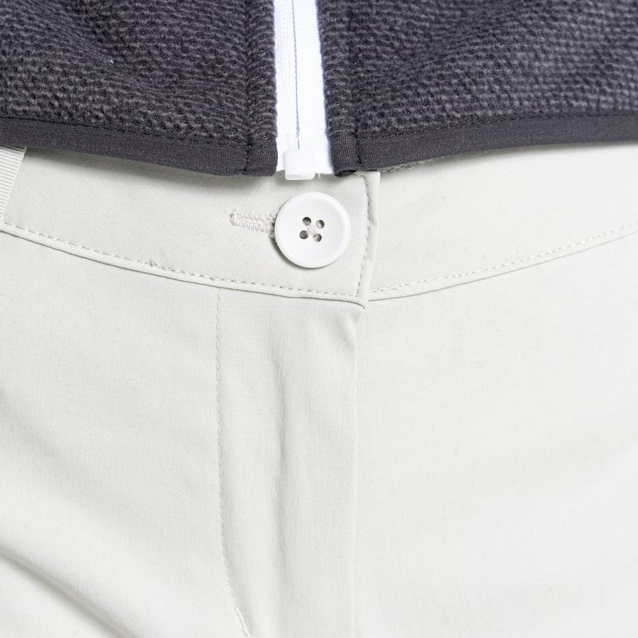 Grey Craghoppers Stretch Kiwi Pro III Women's Shorts | WNW8120JX