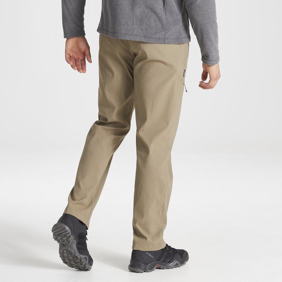 Khaki Craghoppers Kiwi Pro II Men's Trousers | HSX7432XU