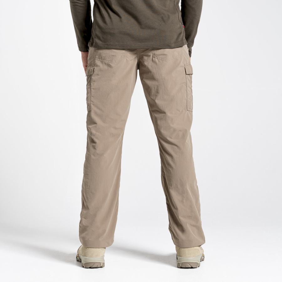 Khaki Craghoppers NosiLife Cargo II Men's Trousers | EQE3044DX