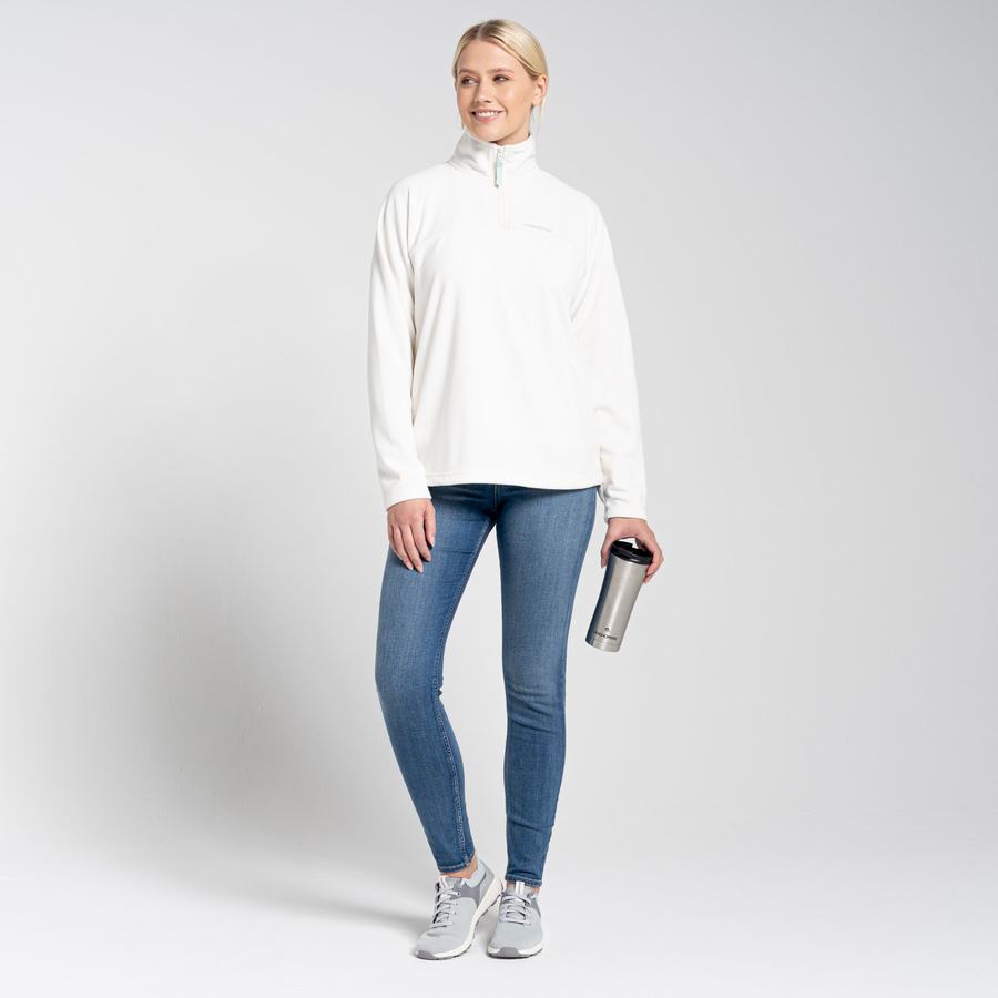 Light Blue Craghoppers Cabrillo Half Zip Women's Sweaters | MEY7947AL