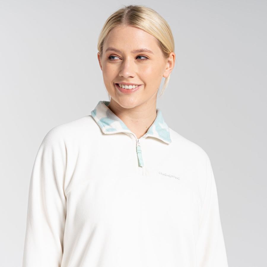 Light Blue Craghoppers Cabrillo Half Zip Women's Sweaters | MEY7947AL