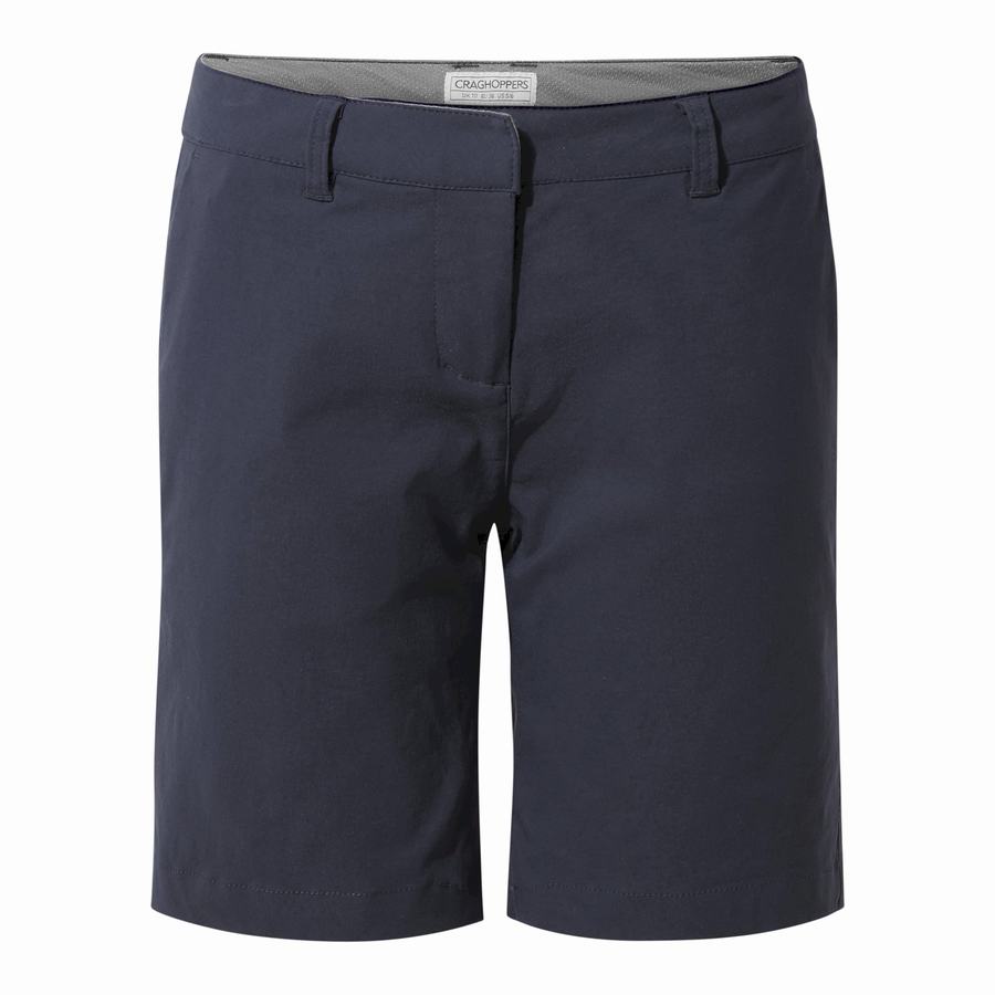 Navy Craghoppers Dynamic Women's Shorts | DBQ3981TV