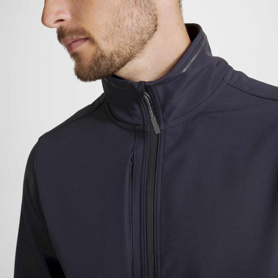Navy Craghoppers Expert Basecamp Softshell Men's Jackets | IOK6312BI
