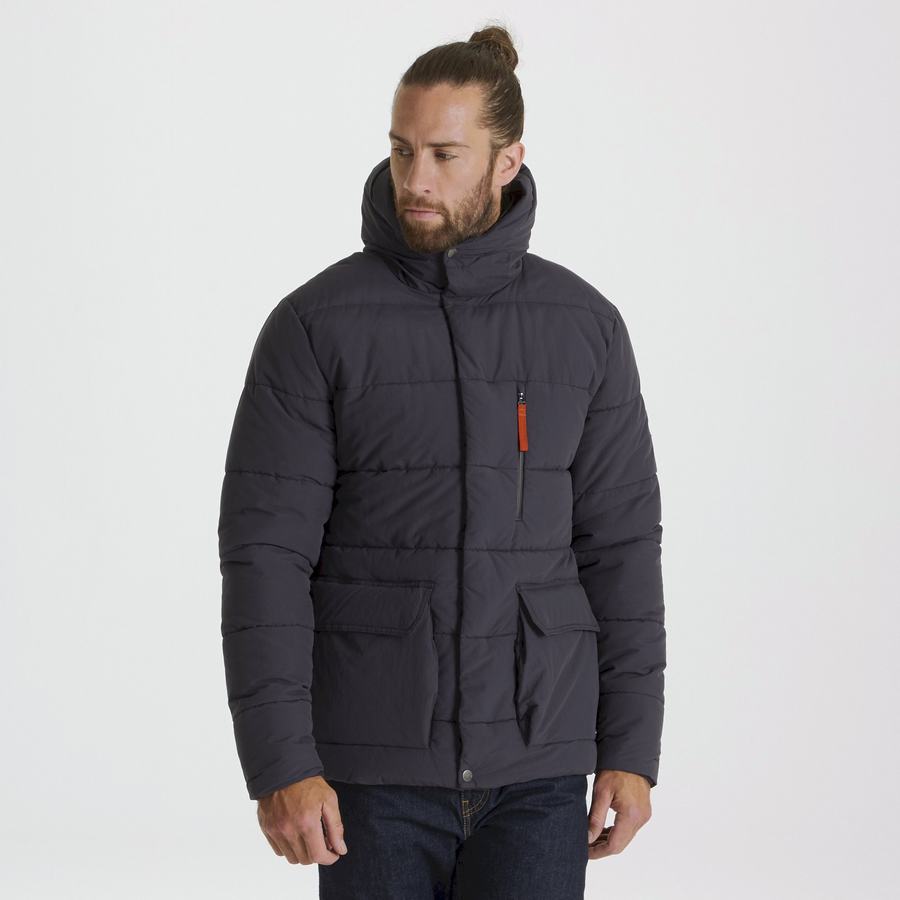 Navy Craghoppers Insulated Cromarty Men's Jackets | HLN3924TF