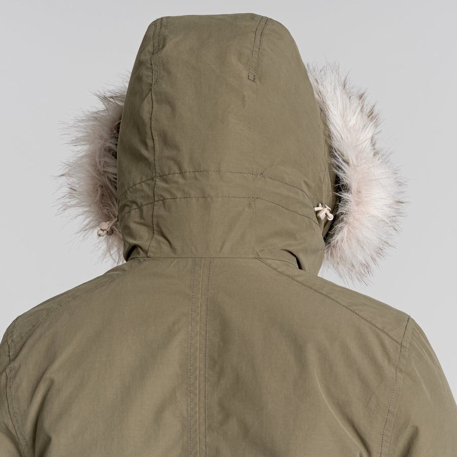Olive Craghoppers Lundale Insulated Women's Jackets | XBF7237RV