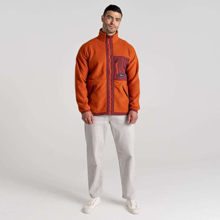 Orange Craghoppers Spindle Men's Sweaters | YKF4097MS